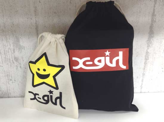 X-girlキッズ 巾着2点セット