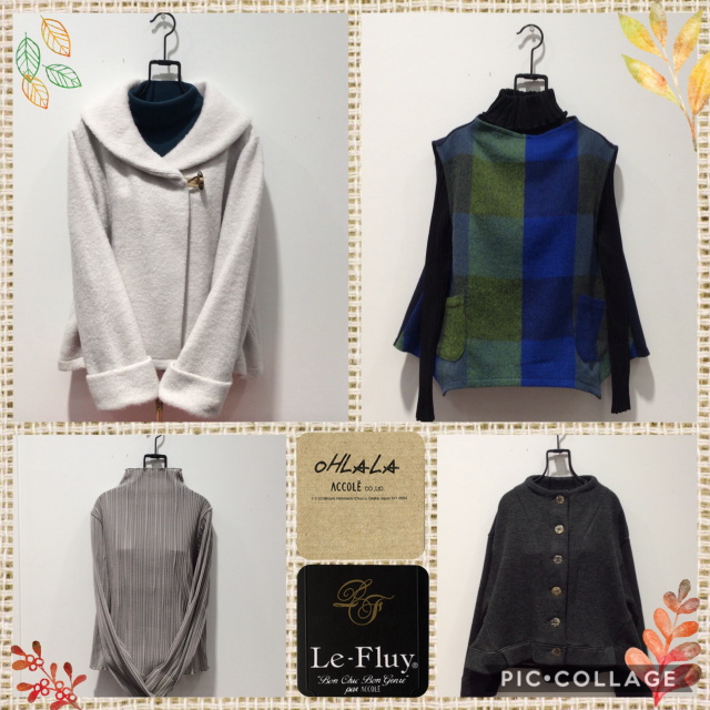 「OHLALA」と「Le・Fluy」が入荷！