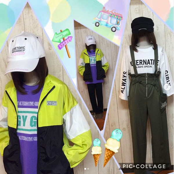 色々なブランドの新作コーデもインスタでもご紹介中♪