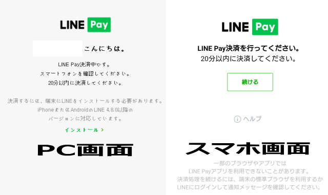 LINEアプリが起動します